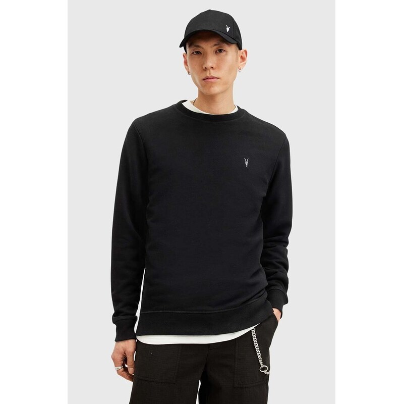 Bavlnená mikina AllSaints RAVEN CREW 63995860