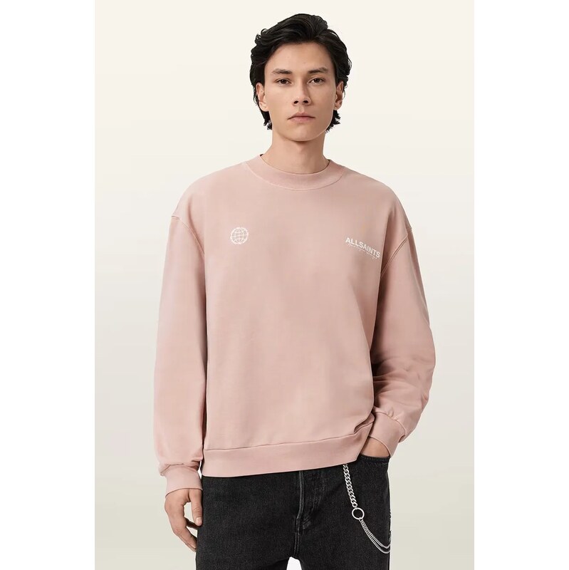 Bavlnená mikina AllSaints EMBLEM 67843143