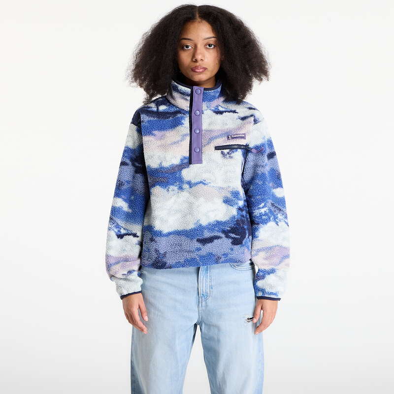 Bunda Columbia Helvetia II Cropped Sherpa Half Snap Fleece With Print 67843505