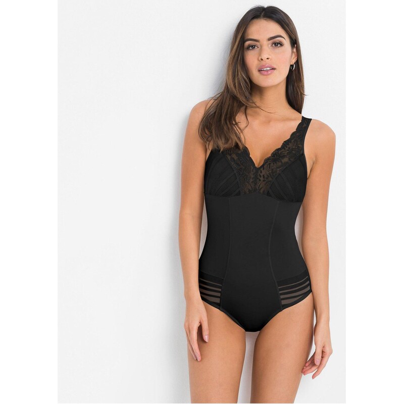 bonprix Tvarovacie body so stredným modelujúcim efektom, farba čierna 44891636