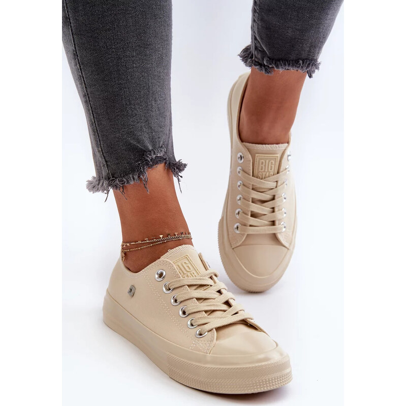 Béžová klasické dámske tenisky Big Star 67846978