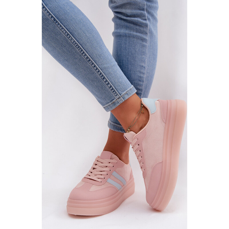 Kesi Ružové dámske sneakersy na platforme Galleria 67846985