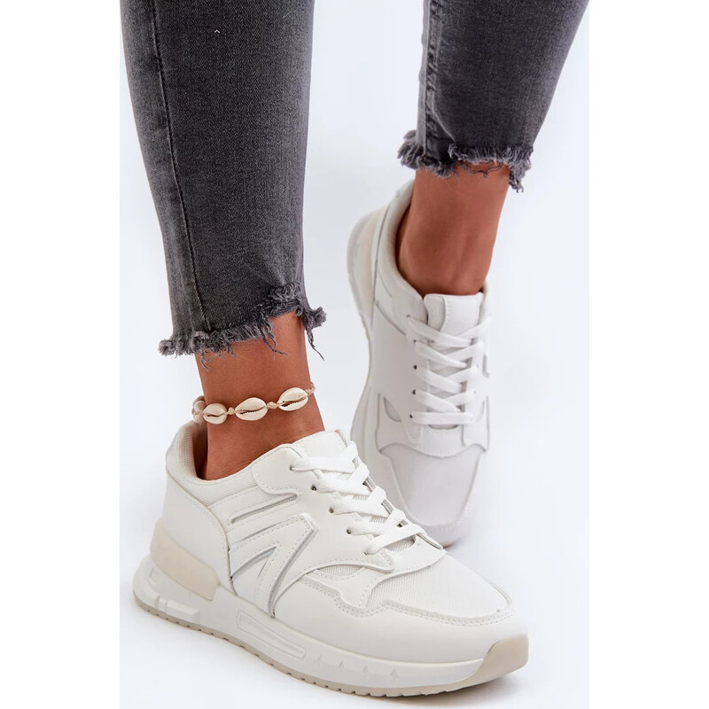 Kesi Biele dámske tenisky Vinelli vyrobené z eko kože 67846993