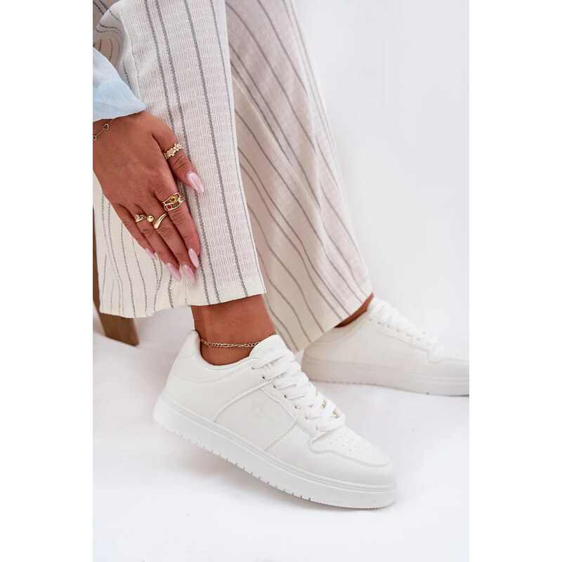 Biele dámske tenisky Big Star HI-POLY SYSTEM 67847011