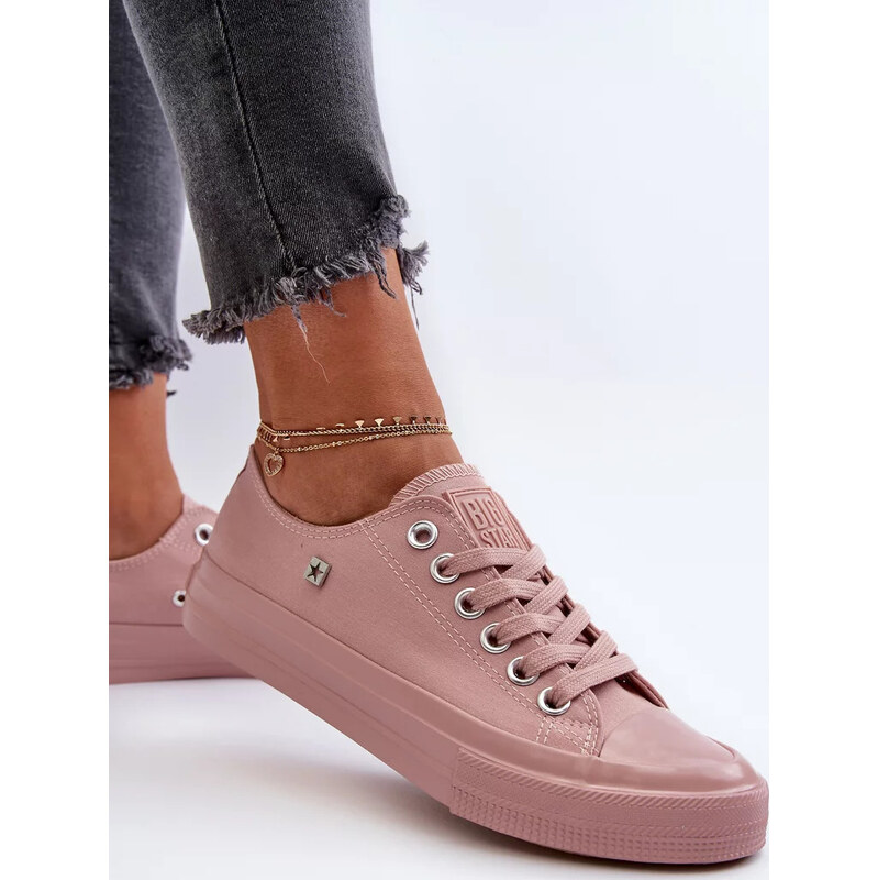 Ružové dámske klasické tenisky Big Star 67847025
