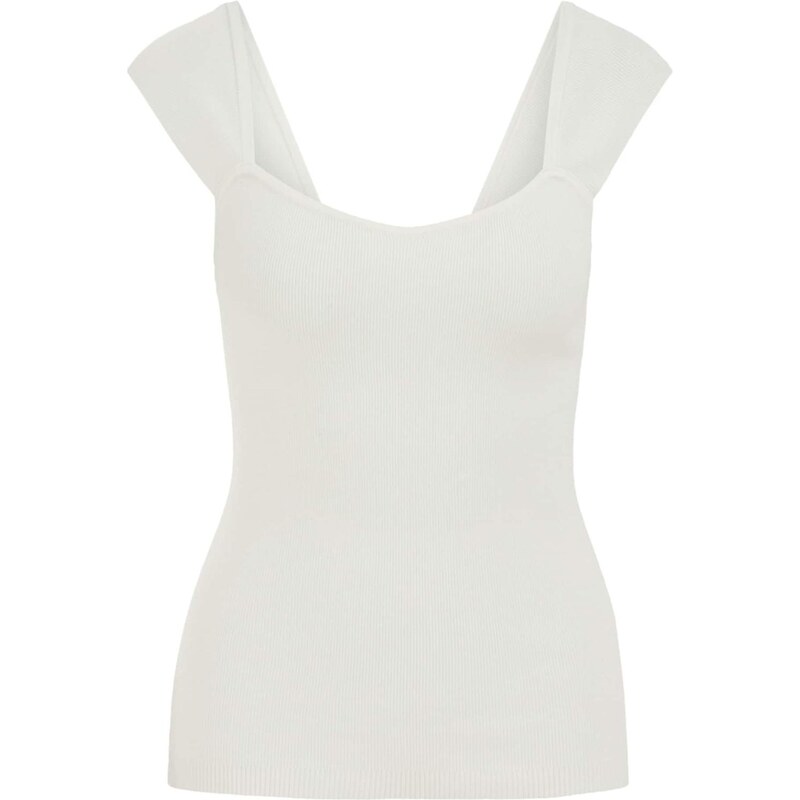 WE Fashion Top šedobiela 67853572