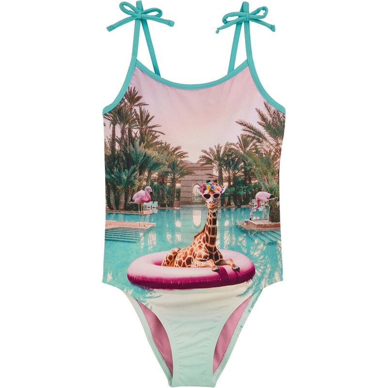 WE Fashion Jednodielne plavky modrá / zmiešané farby 67853585