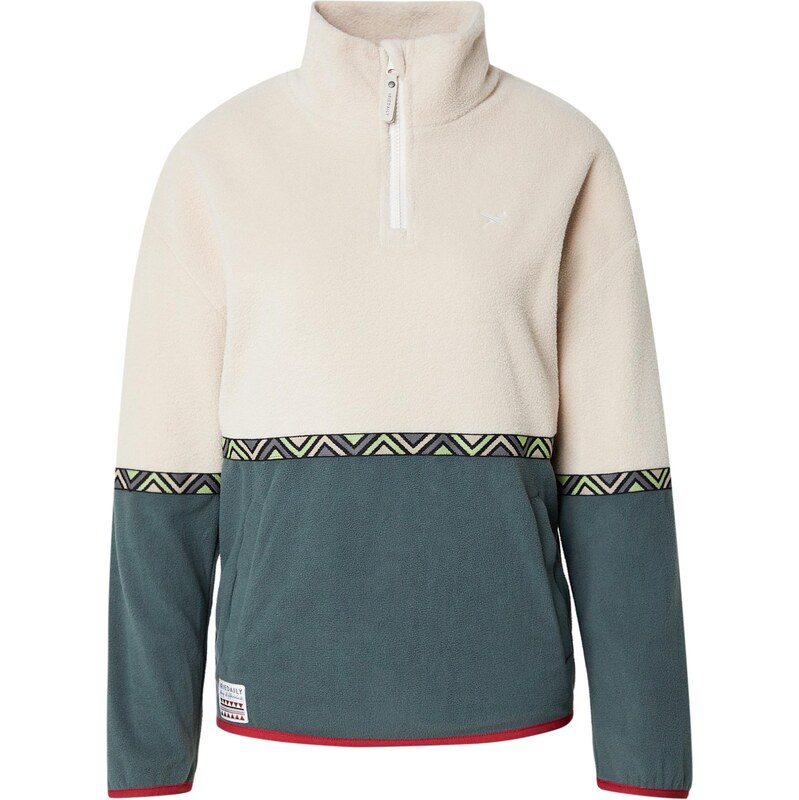 Iriedaily Sveter Holina krémová / tmavosivá / petrolejová / 67853607