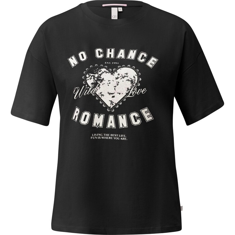 QS Tričko čierna / biela 67853702