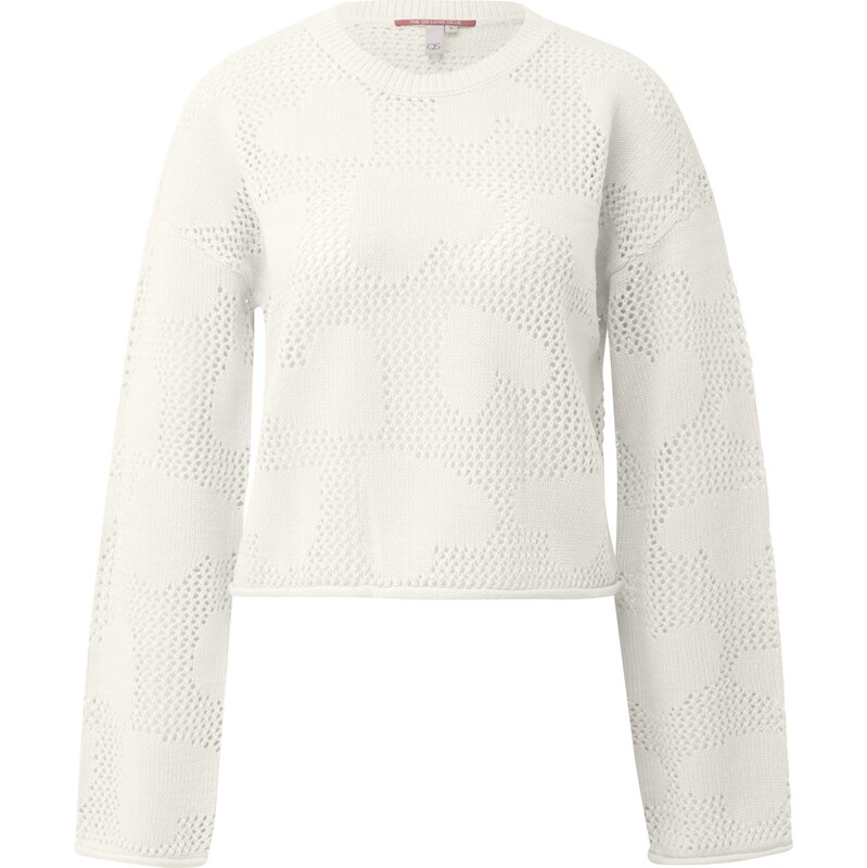 QS Sveter krémová 67853744