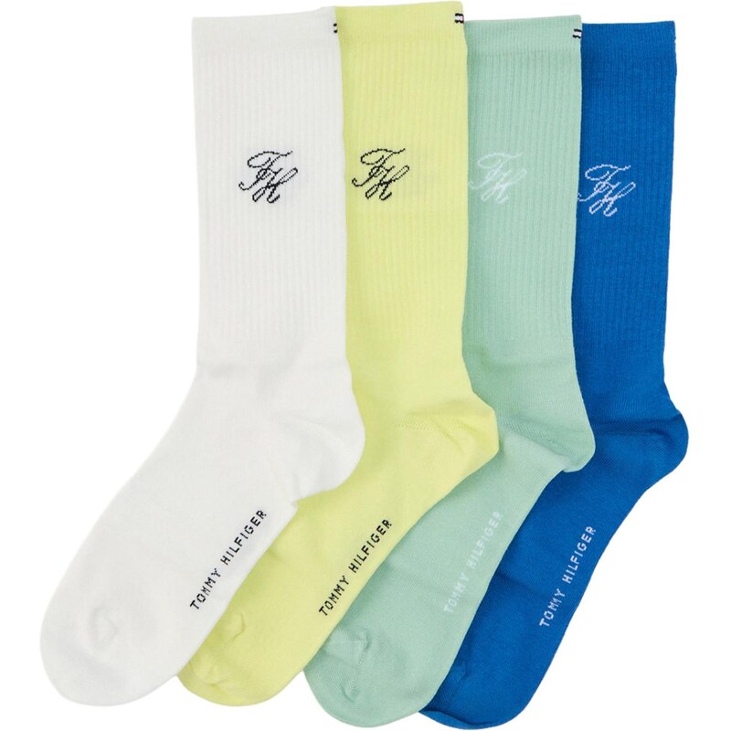 Tommy Hilfiger Underwear Ponožky svetlomodrá / pastelovo žltá / 67853739