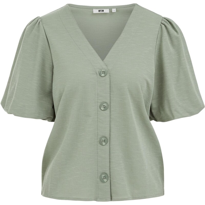 WE Fashion Blúzka pastelovo zelená 67853771