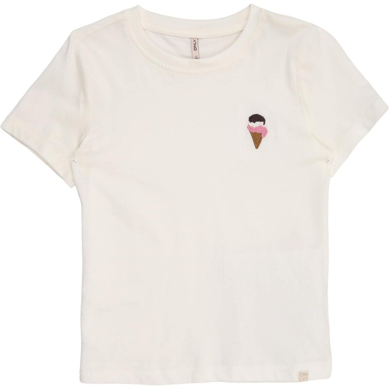 ONLY GIRLS Tričko KMGVEGA šedobiela 67853801