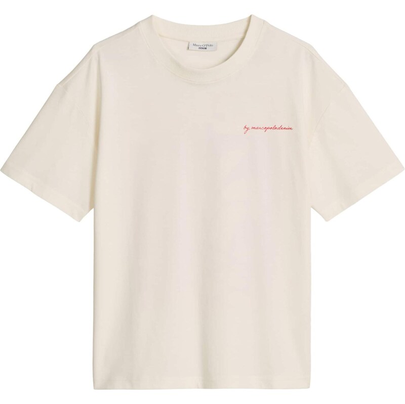 Marc OPolo DENIM Tričko jasne červená / biela ako vlna 67853824