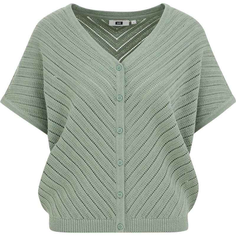 WE Fashion Kardigán pastelovo zelená 67853849