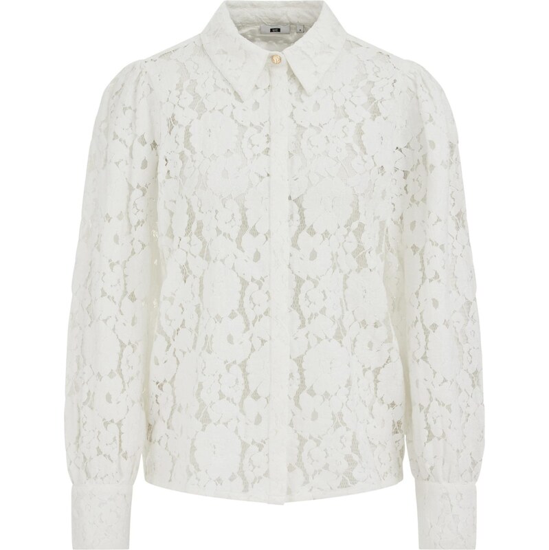 WE Fashion Blúzka šedobiela 67853845