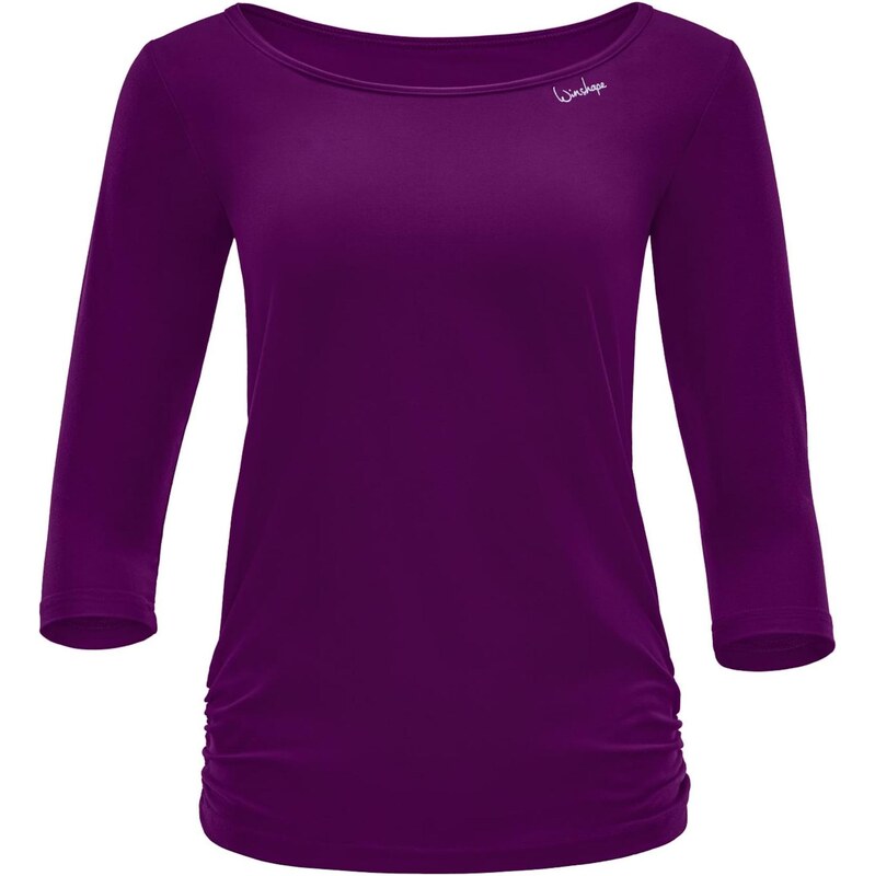 Winshape Športový top Aet139Ls slivková / biela 67853863