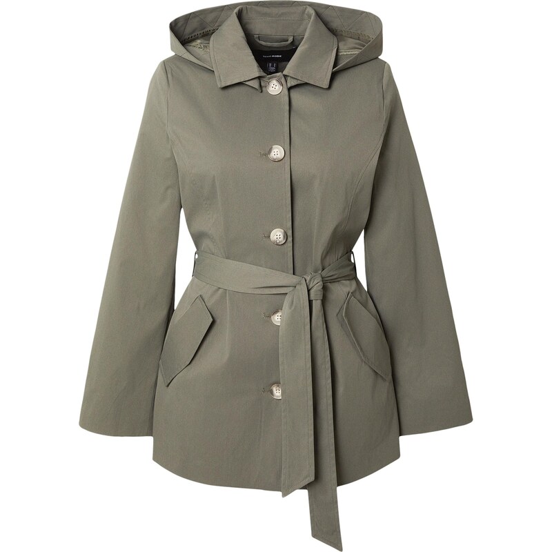VERO MODA Prechodný kabát VMCHELSEA tmavozelená 67868030