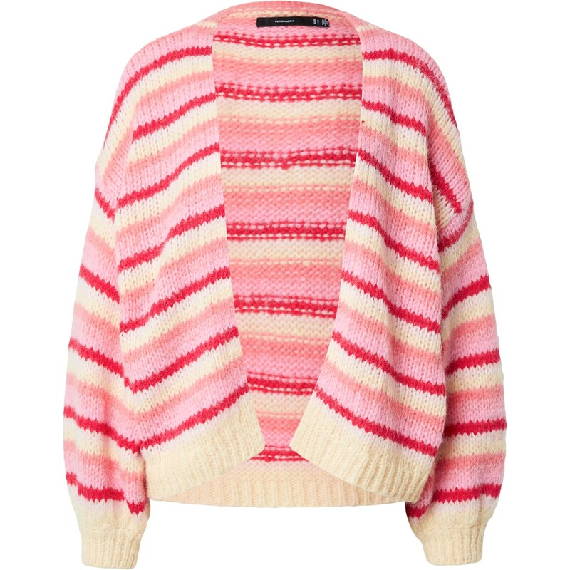 VERO MODA Kardigán VMMaybe krémová / ružová / staroružová / 67868103