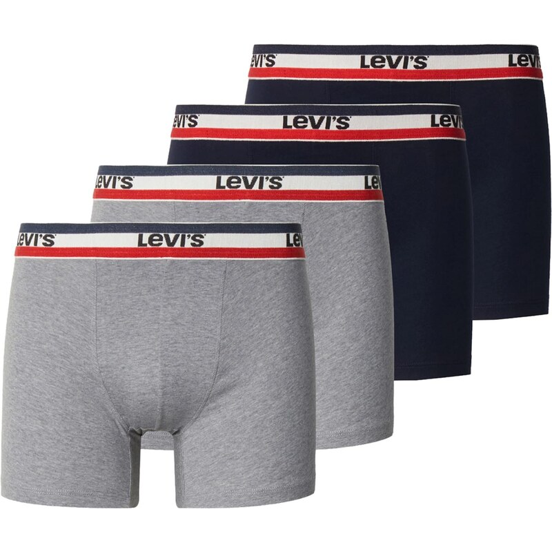 LEVIS Boxerky námornícka modrá / sivá melírovaná 67853938