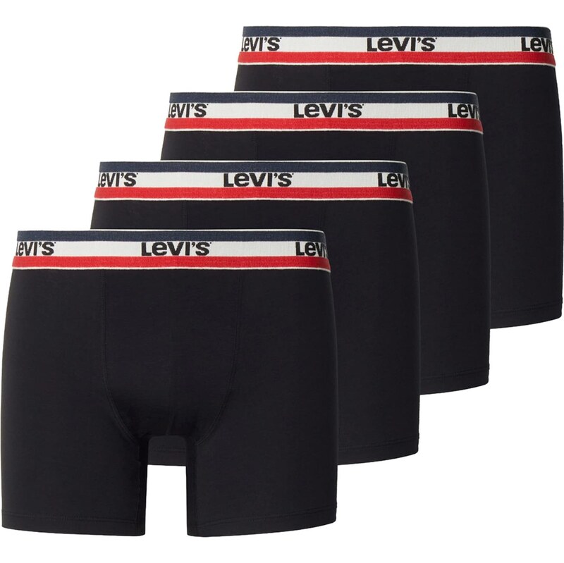 LEVIS Boxerky červená / čierna / biela 67853939