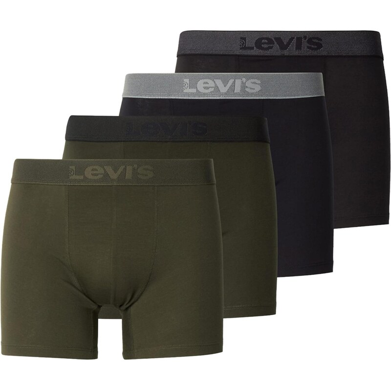 LEVIS Boxerky sivá / zelená / čierna 67853940