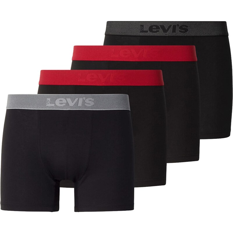 LEVIS Boxerky svetlosivá / červená / čierna 67853941