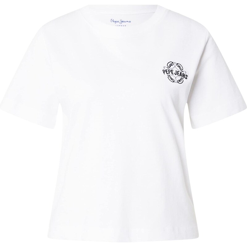 Pepe Jeans Tričko NATALIA čierna / biela 67853991