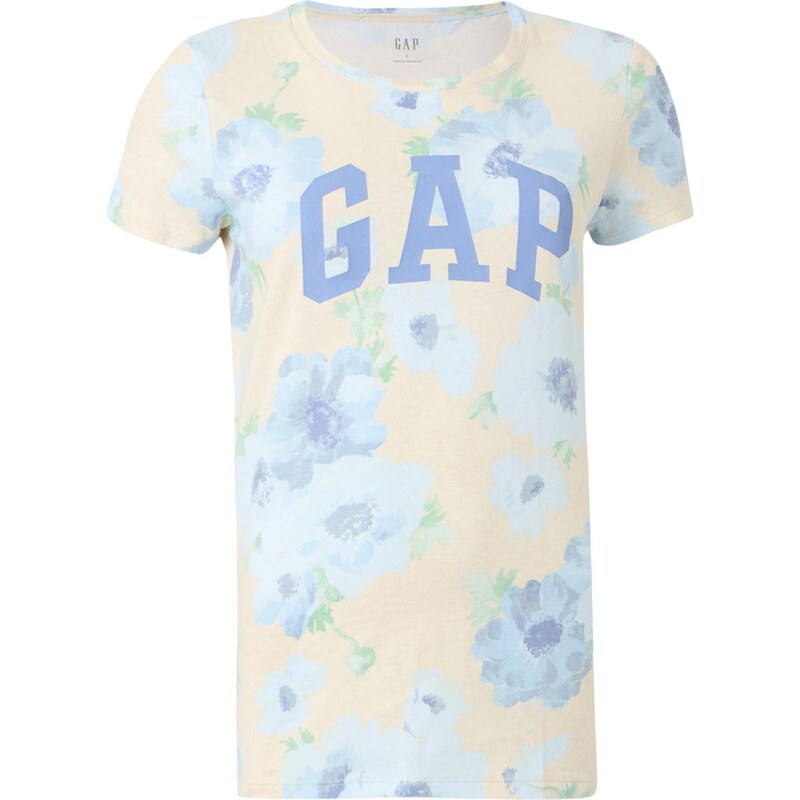 GAP Tričko CLASSIC béžová / svetlomodrá / mätová 67854003