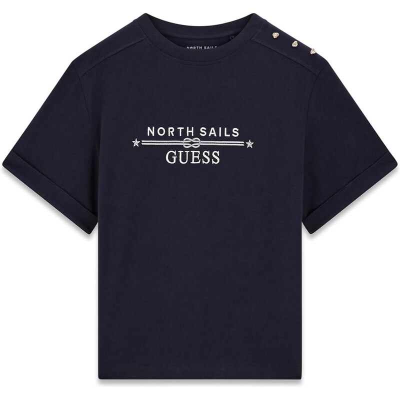 GUESS Tričko slonová kosť / námornícka modrá 67853978