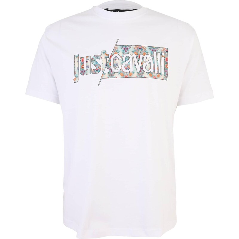 Just Cavalli Tričko zelená / fialová / koralová / biela 67854066