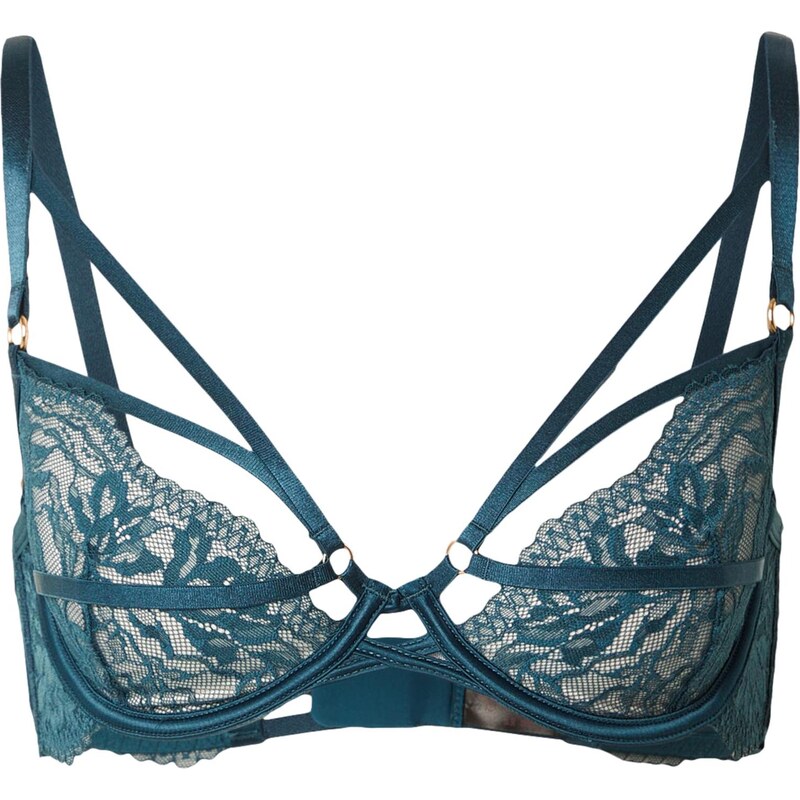 Hunkemöller Podprsenka Amel modrozelená 67854183