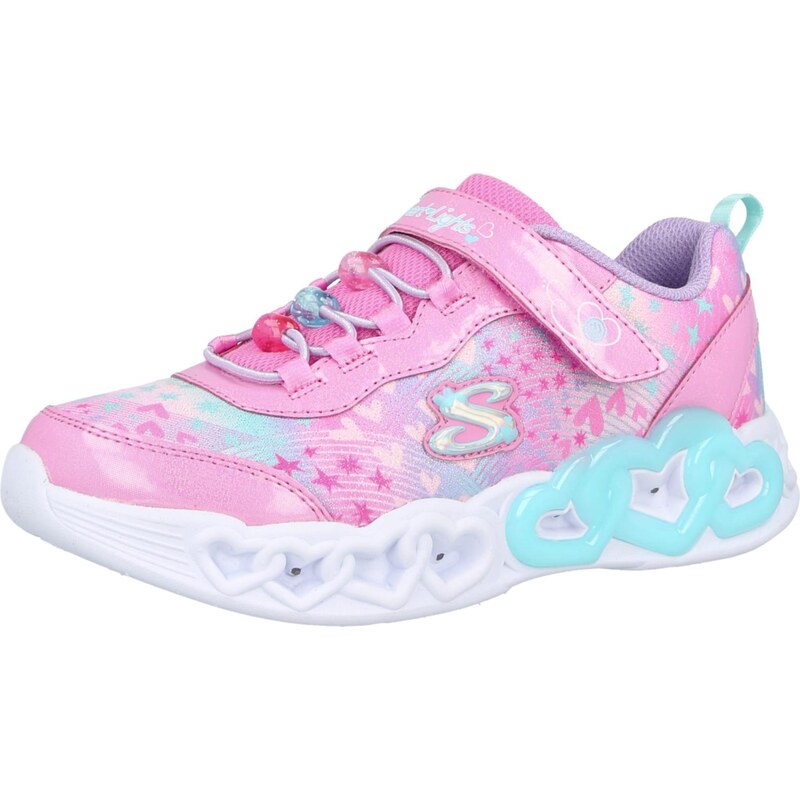 SKECHERS Tenisky INFINITE HEART LIGHTS nebesky modrá / eozín / 67854199