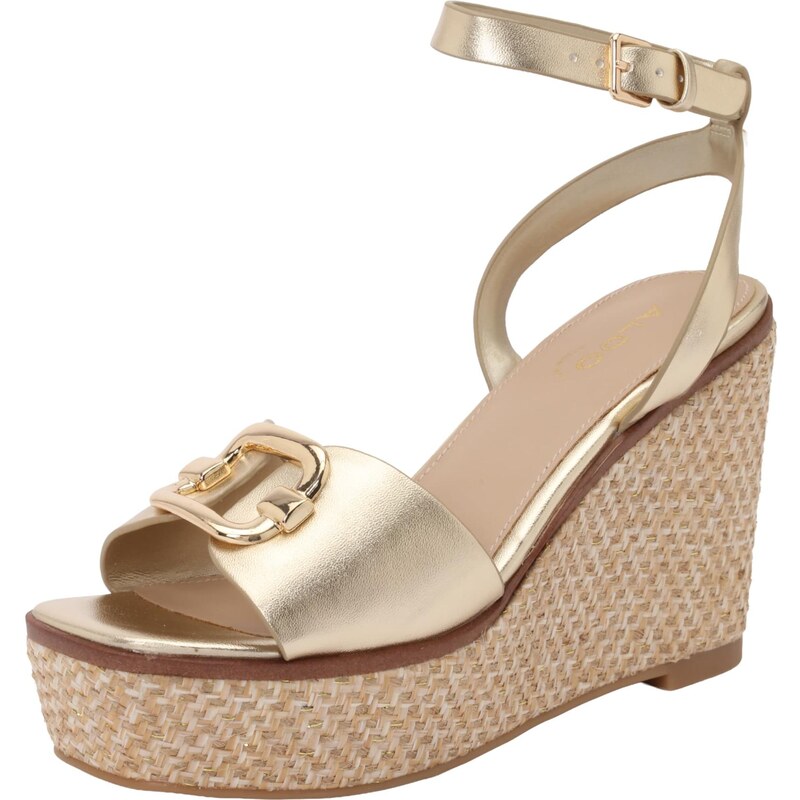 ALDO Remienkové sandále CARRABRIRIA zlatá 67854398