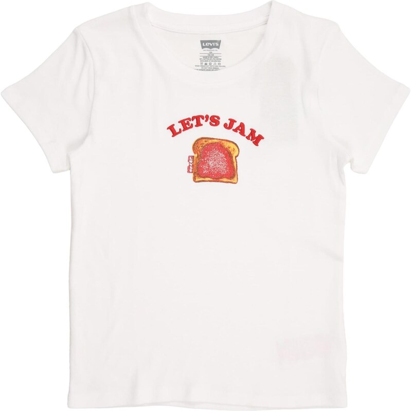 Levis Kids Tričko RIB MEET AND GREET JAM červená / biela 67854403