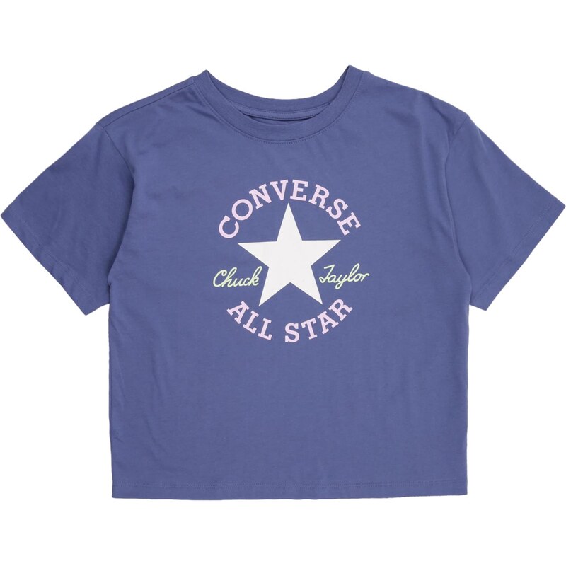 CONVERSE Tričko indigo / svetlofialová / biela 67854414