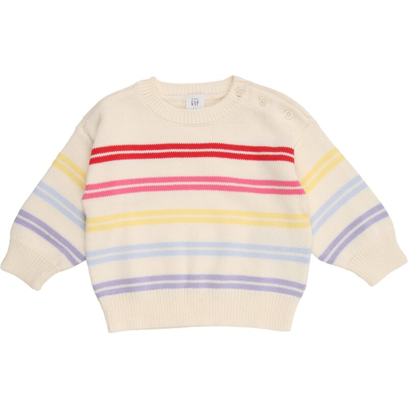 GAP Sveter nebielená / svetlomodrá / žltá / červená 67854416