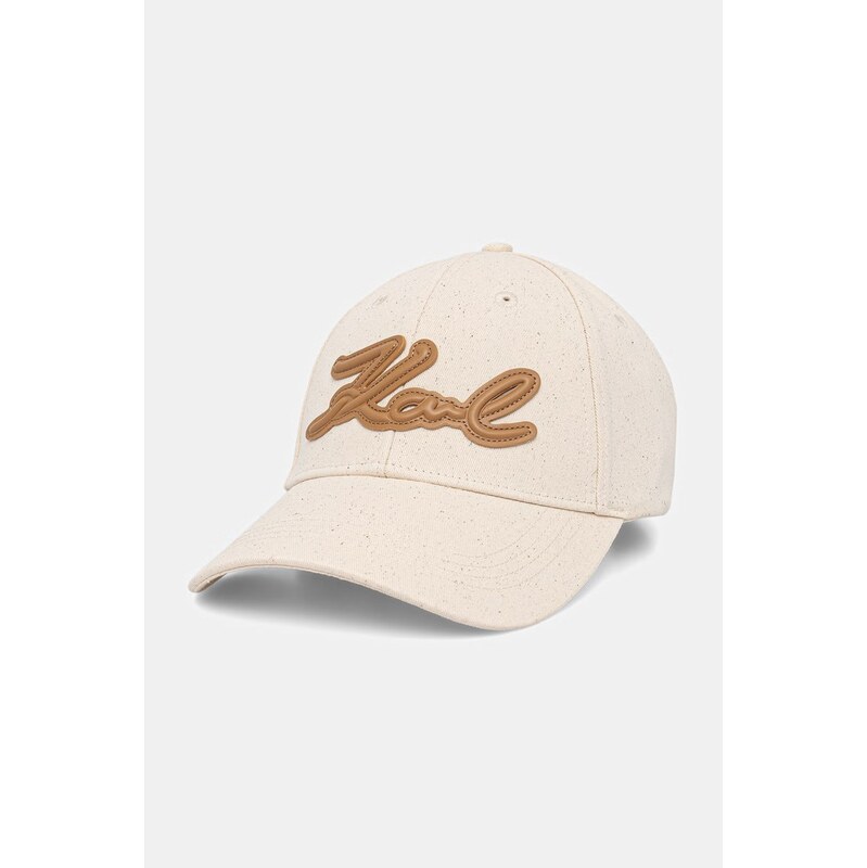 Dámska bavlnená bejzbalová čiapka Karl Lagerfeld K/SIGNATURE 67856087