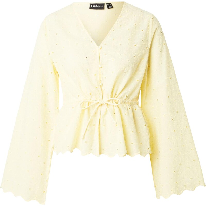 PIECES Blúzka PCArmorine svetložltá 67868136