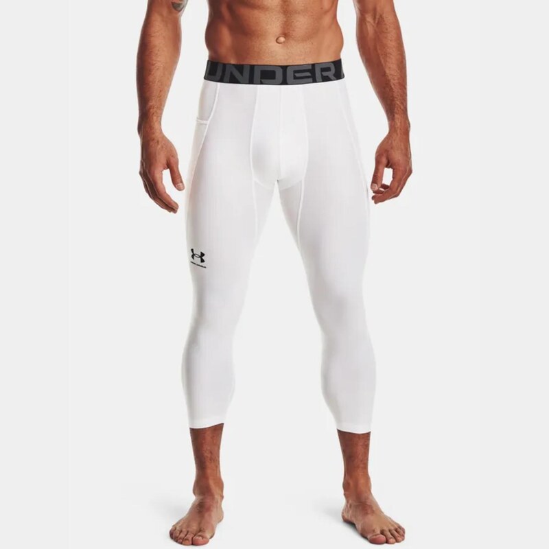 Under Armour HG Armour 3/4 Legging White - Pánske - Kompresné legíny 67855679