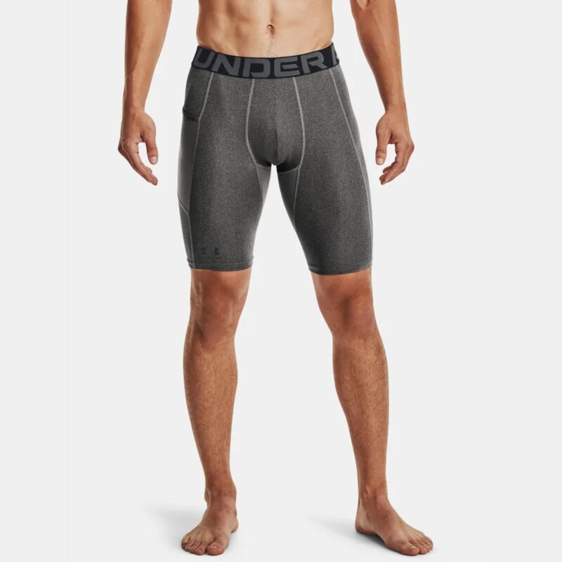 Under Armour HG Armour Lng Shorts Grey - Pánske - Kompresné šortky 67855677