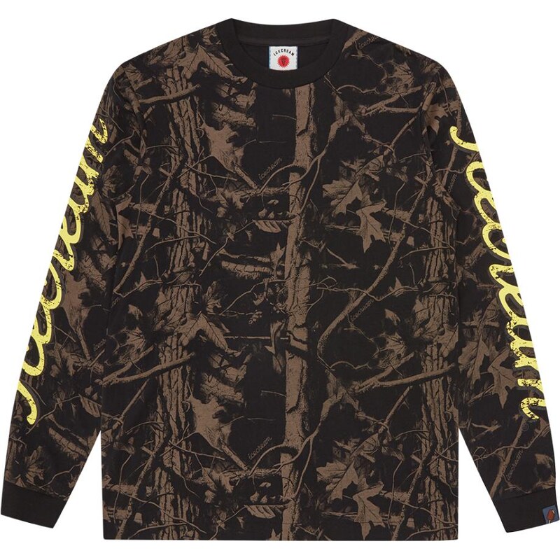 ICECREAM Tree Camo Long-Sleeve T-Shirt - Pánske - Tričko ICECREAM - 67855716