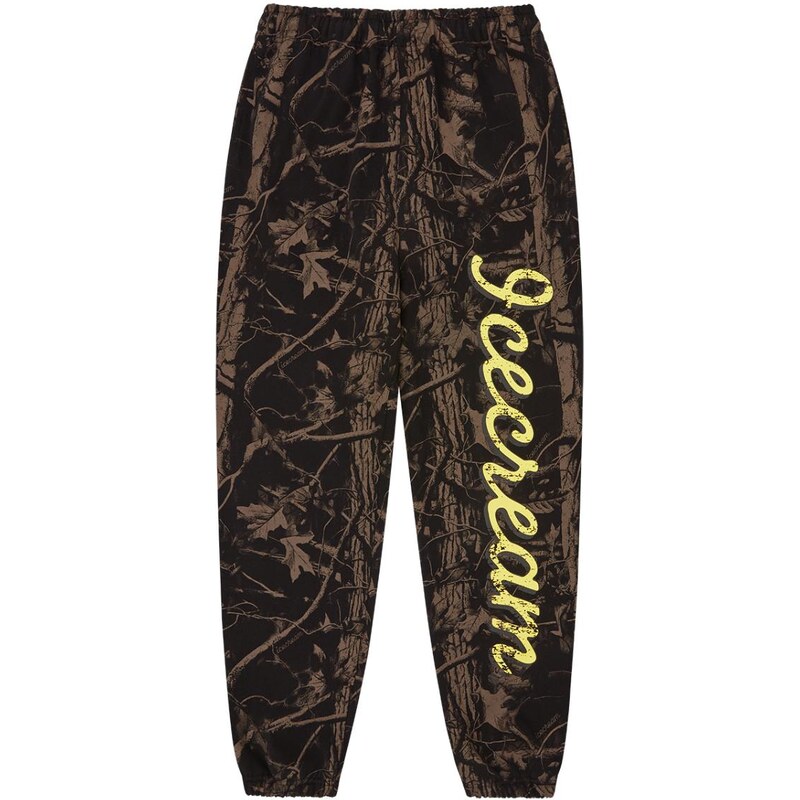 ICECREAM Tree Camo Sweatpants - Pánske - Nohavice ICECREAM - Čierne - 67855725
