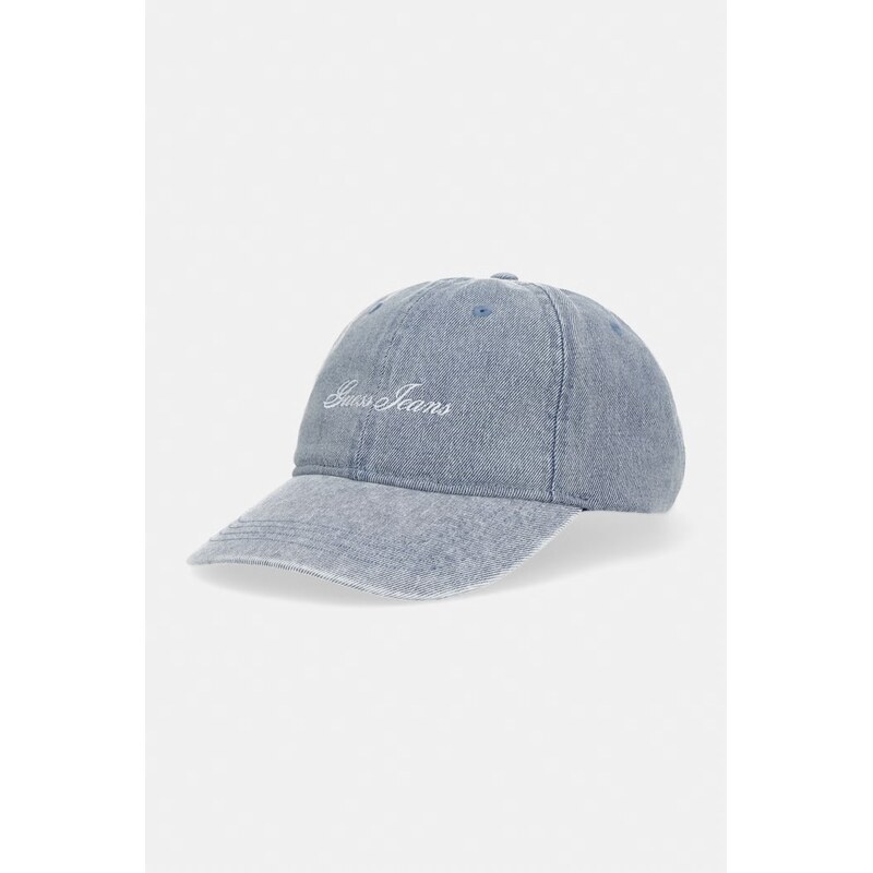 E-shop Guess Jeans Bejzbalová čiapka pánska rifľová
