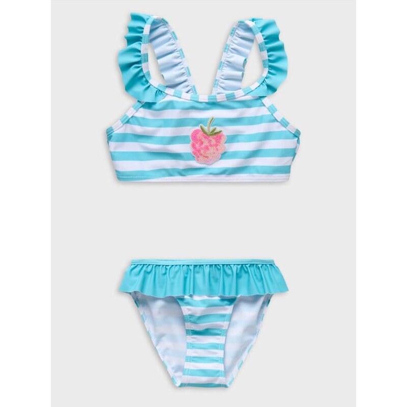 Sinsay - Dvojdielne plavky s volánmi - viacfarebná 67859455