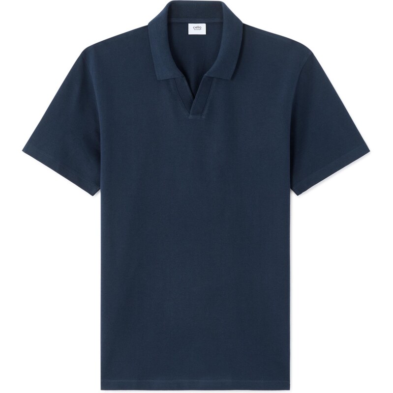 Polokošeľa Celio Nepiquy, tmavomodrá 67856359