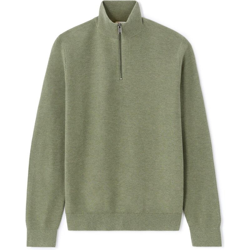 Celio pánsky sveter na zips 67856368