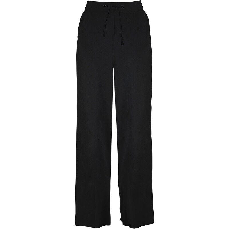 bonprix Nohavice Palazzo z padavej viskózy, farba čierna 44961105