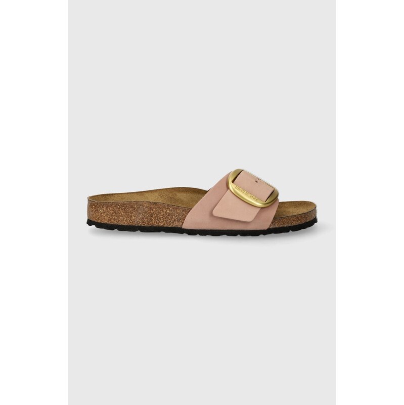 Nubukové šľapky Birkenstock Madrid Big Buckle 67855923