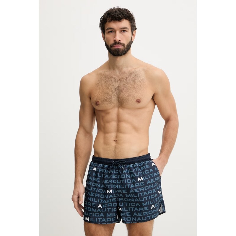 Aeronautica Militare Plavkové šortky pánske 67855941
